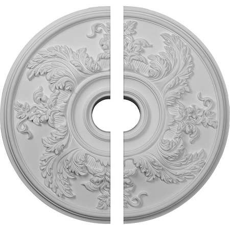 Ekena Millwork Acanthus Twist Ceiling Medallion, 23 5/8"OD x 4 5/8"ID x 1 7/8"P CM23AC2